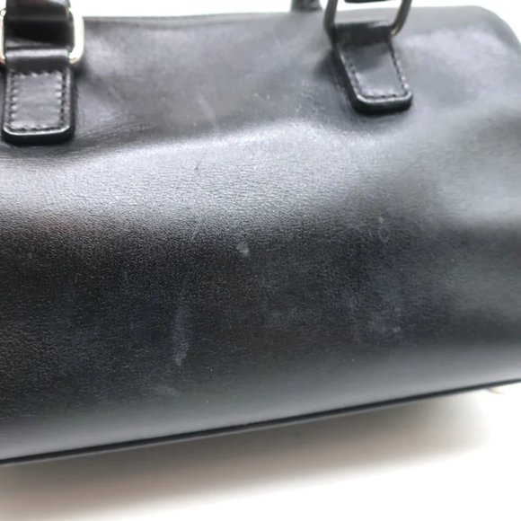 Saint Laurent Toy Duffle Black Studded Leather Chain Strap Crossbody Bag - Picture 7 of 12